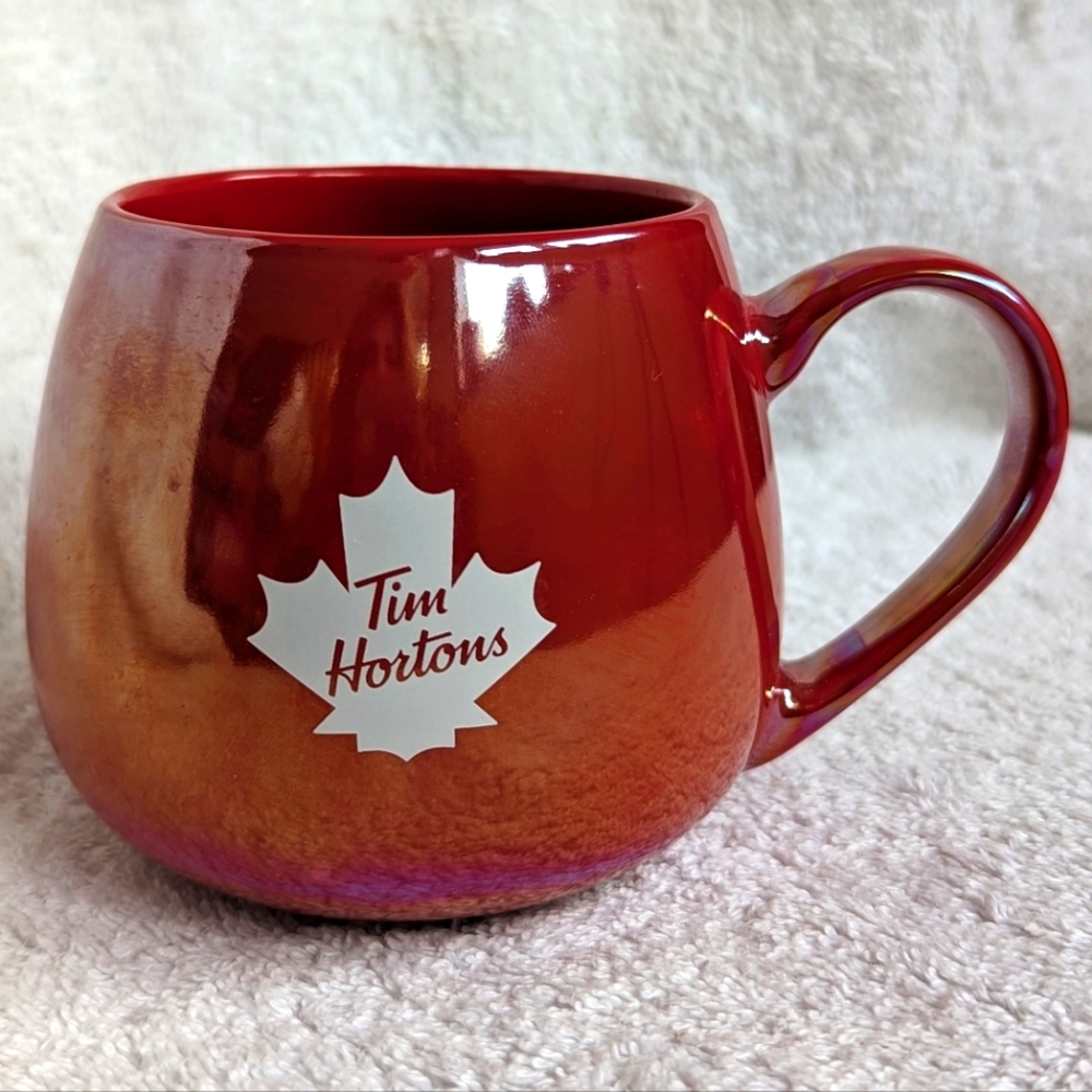 Tim Hortons Iridescent Barrel Mug
